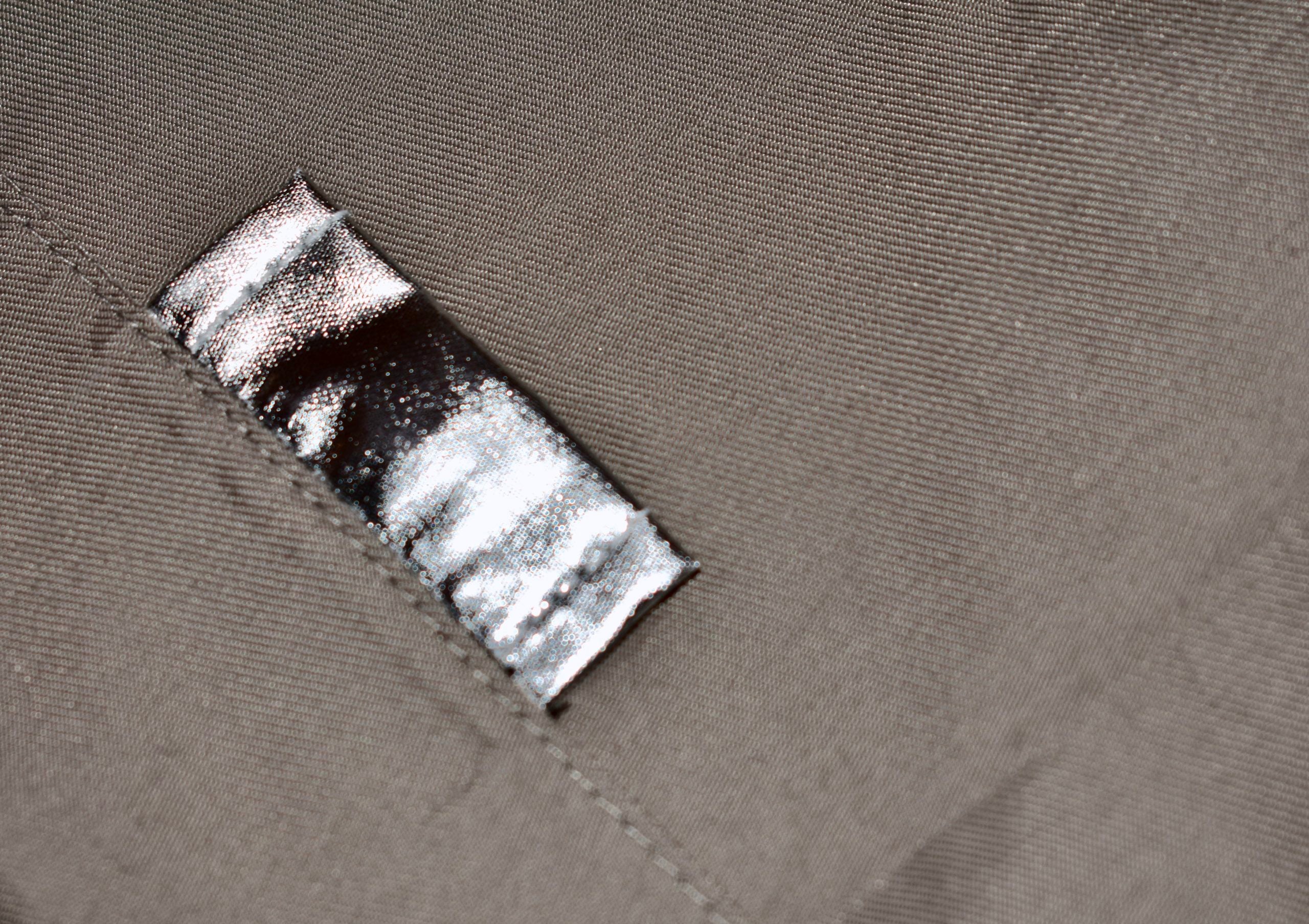 La giacca impermeabile Twiggy lunga grigio cenere / argento