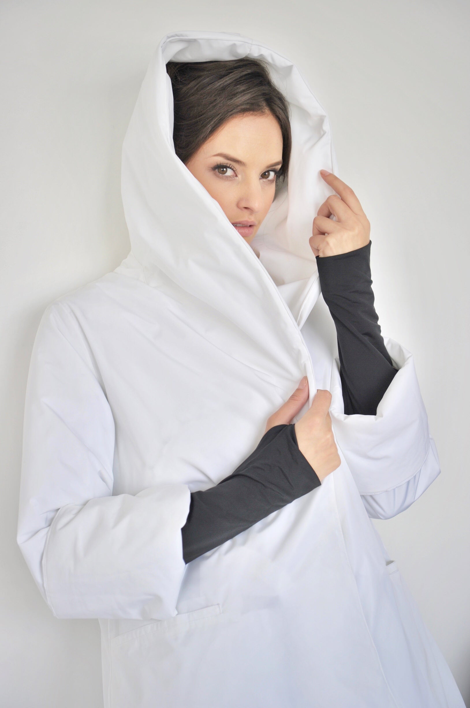 La parka invernale impermeabile bianca Odyssée