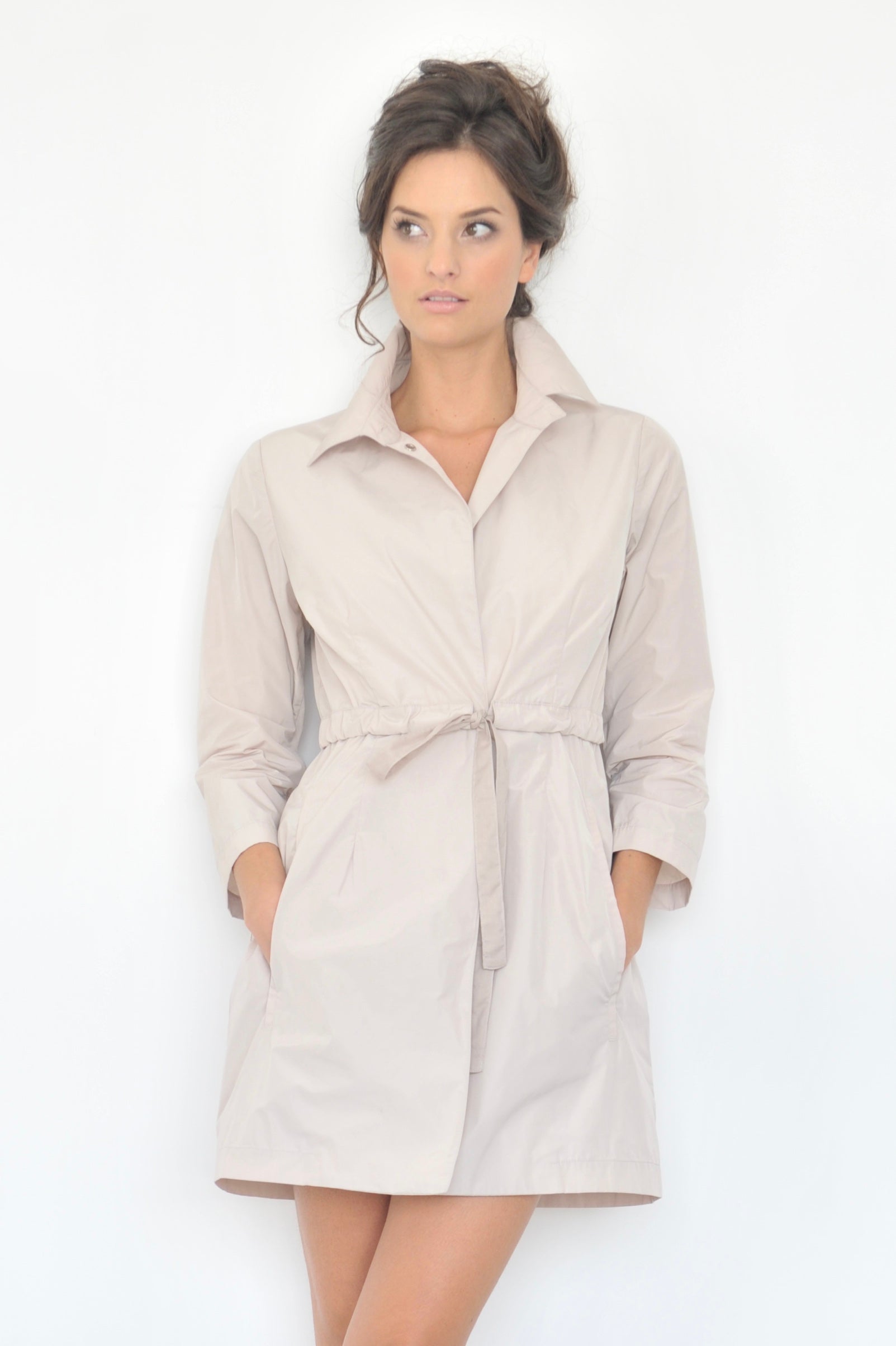 Il cappotto leggero estivo beige St Barth