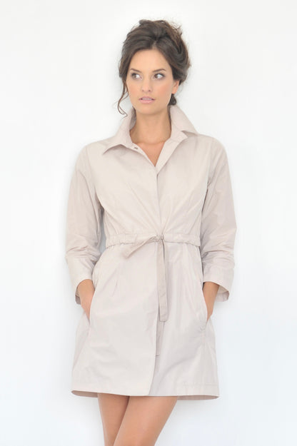 Il cappotto leggero estivo beige St Barth