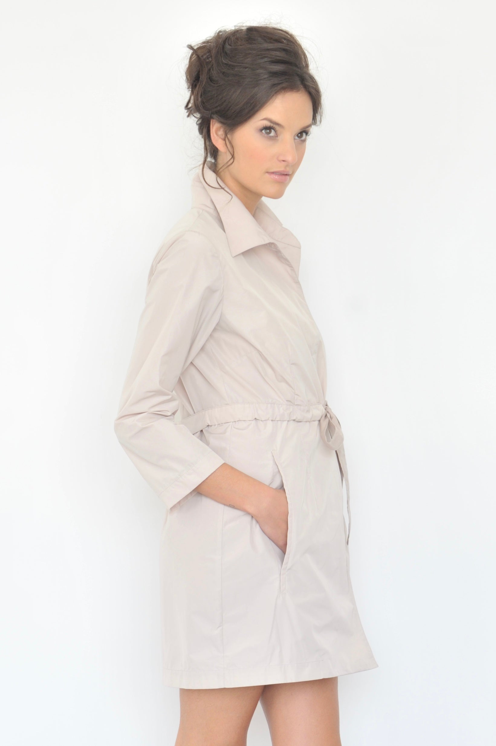 Il cappotto leggero estivo beige St Barth