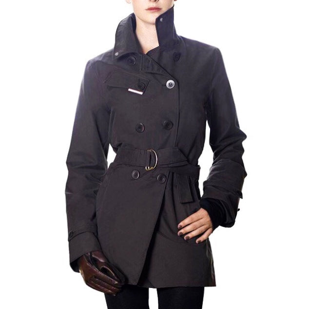 Il trench coat impermeabile cioccolato Adrienne