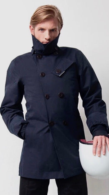 Il cappotto impermeabile uomo Mermoz blu scuro