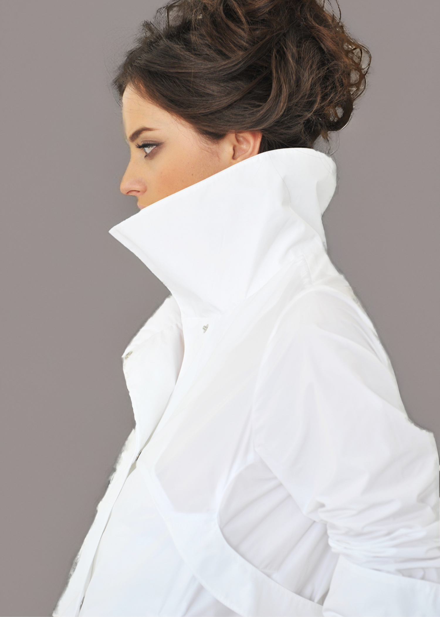 La giacca estiva in cotone bianca Audrey&