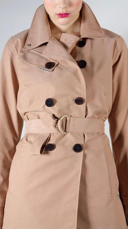 ADRIENNE WARM TAUPE TRENCH COAT - Urbahia